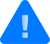 Blue Gradient Icon Caution