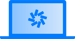 Blue Gradient Icon Laptop Automation