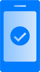 Blue Gradient Icon Mobile checkmark