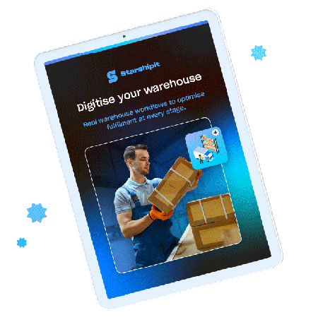 Digitise your warehouse Real warehouse workflows to optimise fulfilment at every stage
